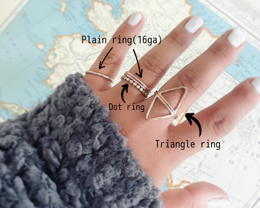 Triangle ring