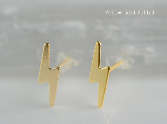 Lightning studs earrings
