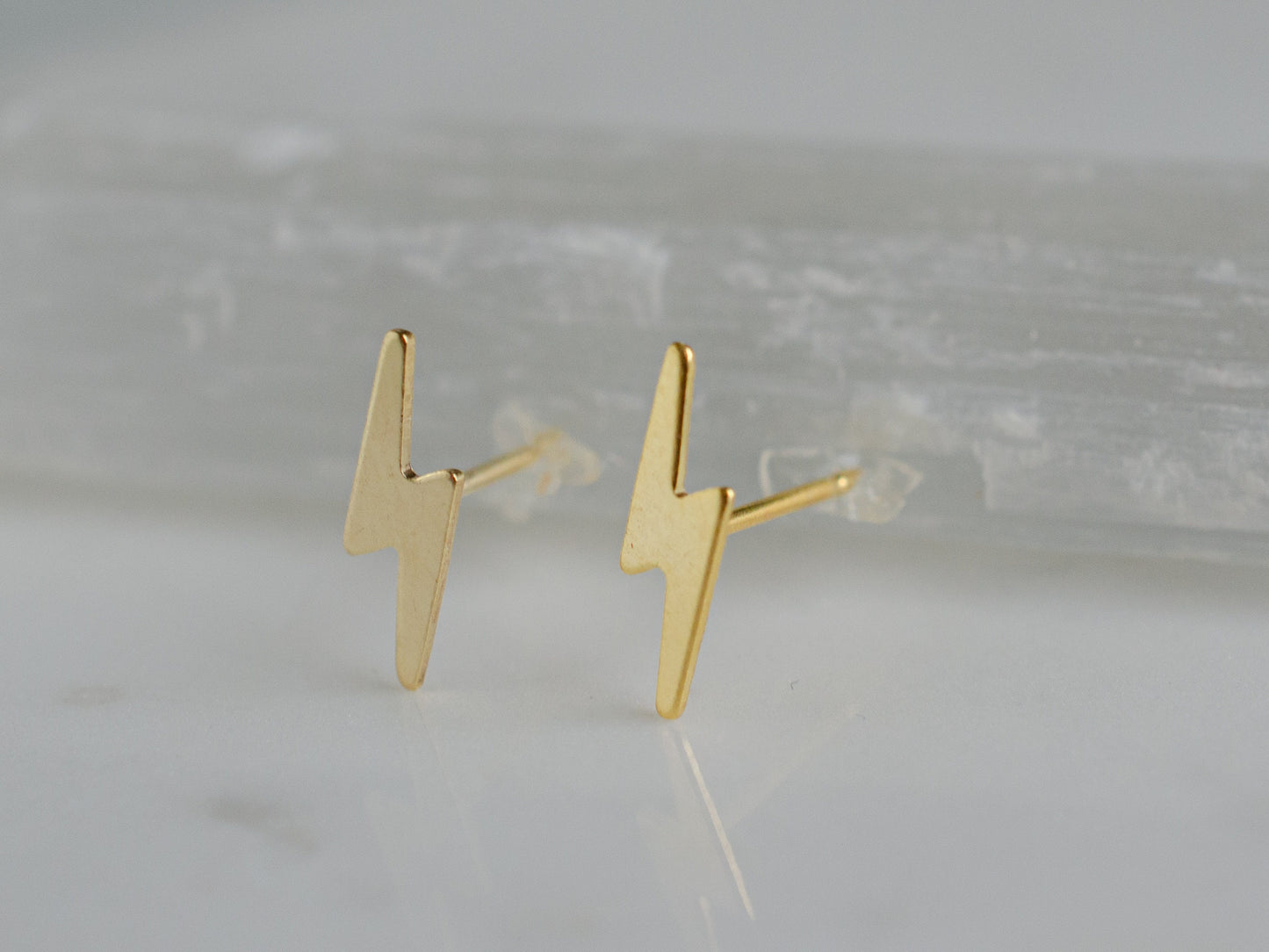 Lightning studs earrings